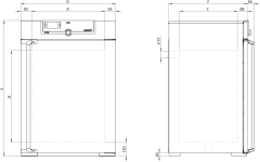 Memmert IN260 Fansız İnkübatör 256 Litre +20°C ... +80°C