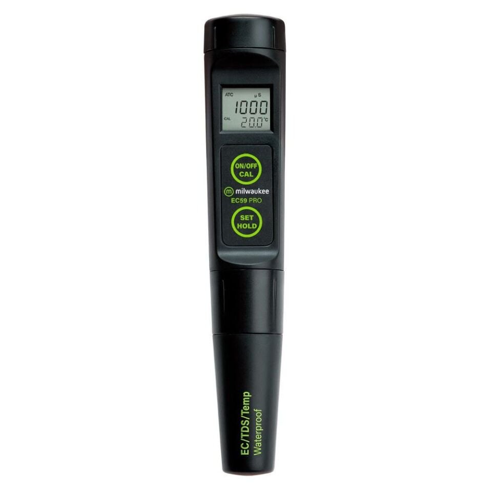 Milwaukee EC59 Değiştirilebilir Elektrotlu Su Geçirmez Sıcaklık/EC/TDS Test Cihaz
