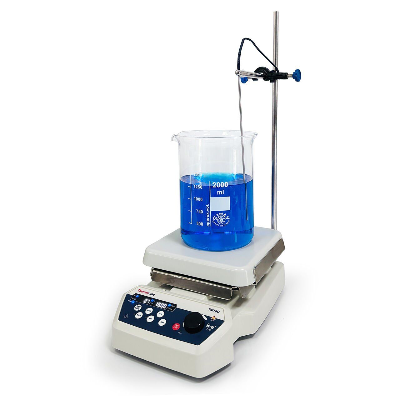 Thermomac TM18D Dijital Isıtıcılı Manyetik Karıştırıcı 20L - Digital Hot Plate Stirrer - 20 Litre Isıtıcı Tabla