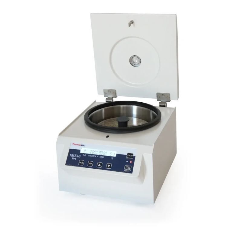 Thermomac TMS16 Pro 24 Hazneli - Mikrohematokrit Tüp İçin - Masaüstü Mikro Santrifüj Cihazı 16000rpm