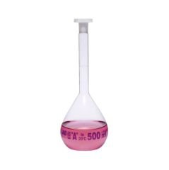 ISOLAB Balon Joje - Standard - Şeffaf - A Kalite - Grup Sertifikalı - Mavi Skala - 10 mL - NS 10/19