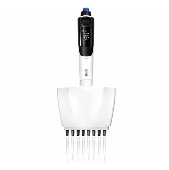 DLab 7036202001 dpette⁺ 8 Kanallı Dijital Ekran Elektronik Pipet 0.5-10 µl