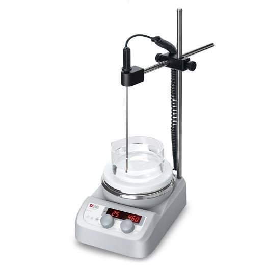 DLab MS h280 Pro Set 2 Isıtıcılı Manyetik Karıştırıcı 1.500 rpm 280 ℃ 3 Litre ( Sıcaklık Sensörü ve Stand Dahildir )