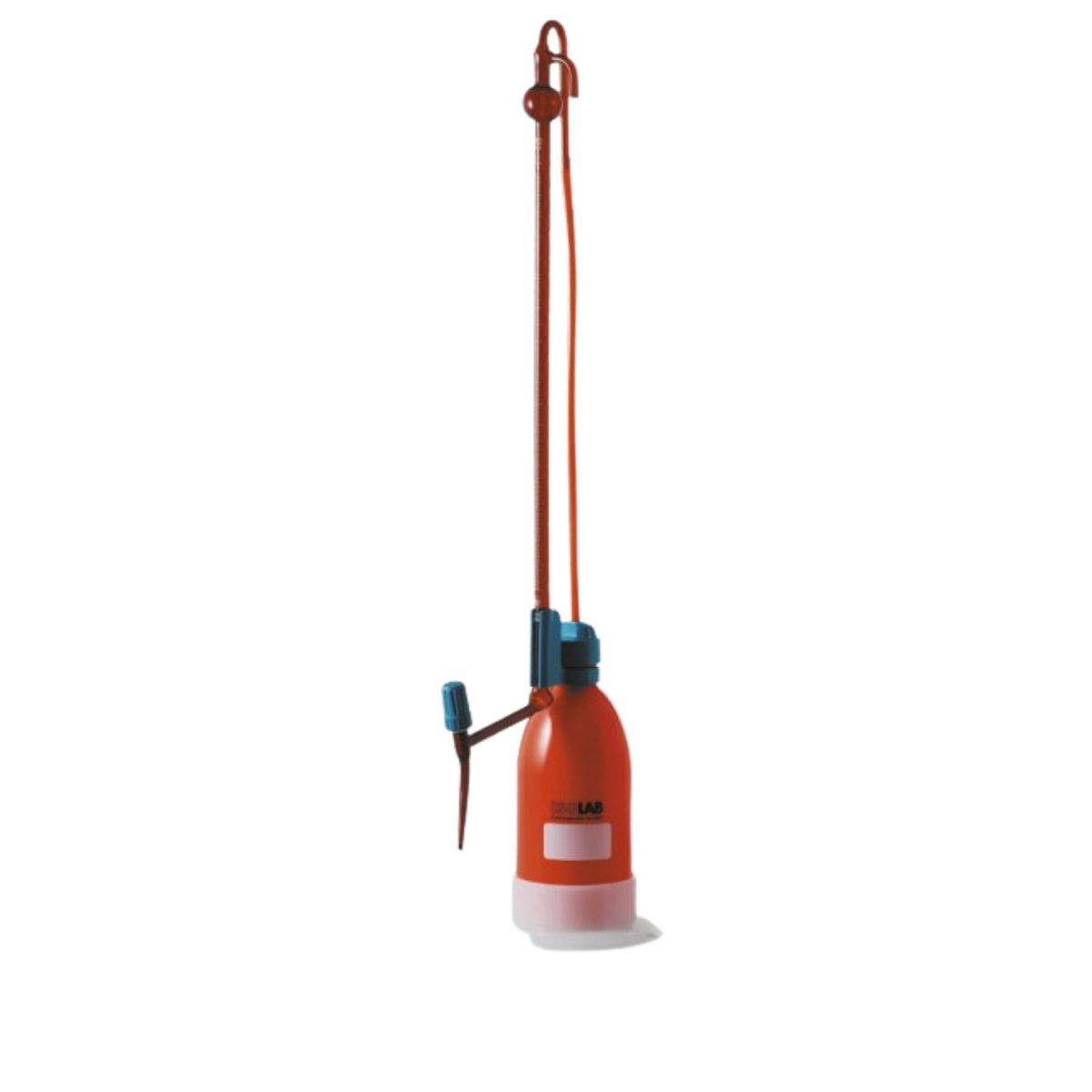 ISOLAB Büret - Otomatik - Şilling - Amber - AS Kalite - Grup Sertifikalı - Beyaz Skala - 10 ml