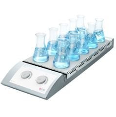 DLab MS-H-S10 10 Bölmeli Isıtıcılı Manyetik Karıştırıcı 1.100 rpm 120 ℃  10 x 0.4 Litre