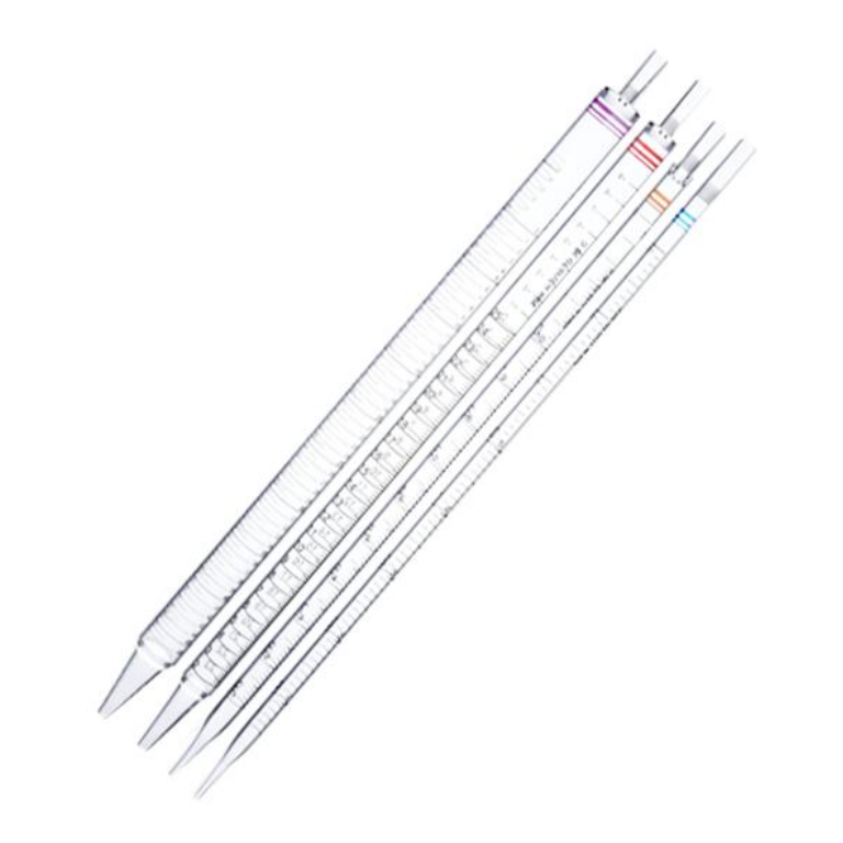 ISOLAB Pipet - Cam - Dereceli - AS Kalite - Grup Sertifikalı - Mavi Skala - 20 mL